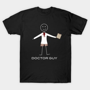 Funny Mens Doctor Guy Illustration T-Shirt